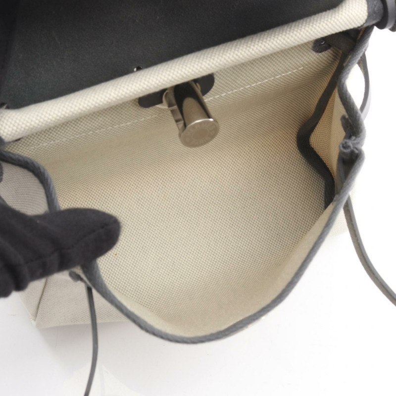 愛馬仕 Herbag Zip 迷你肩斜背包，搭配 Toile H Vache Hunter SHW 五金配件，二手-2