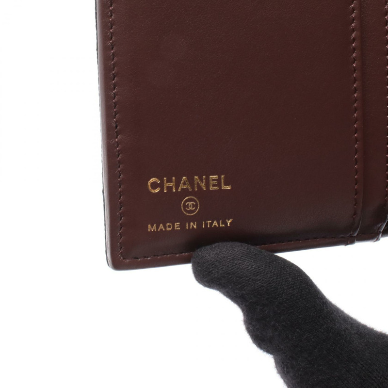 香奈兒 (CHANEL) Matelasse 護照旅行卡包 AP3791 皮革 黑色 GHW 二手-3