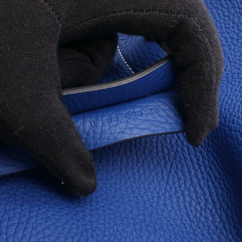 HERMES Cabas Sellier 31 Tote 單肩手提包 U Taurillon Clemence 藍色Royale-4