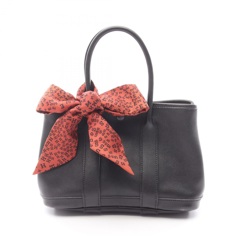 愛馬仕 Garden Twilly TTPM 手提包 I Swift 皮革黑色 SHW 二手女士-0