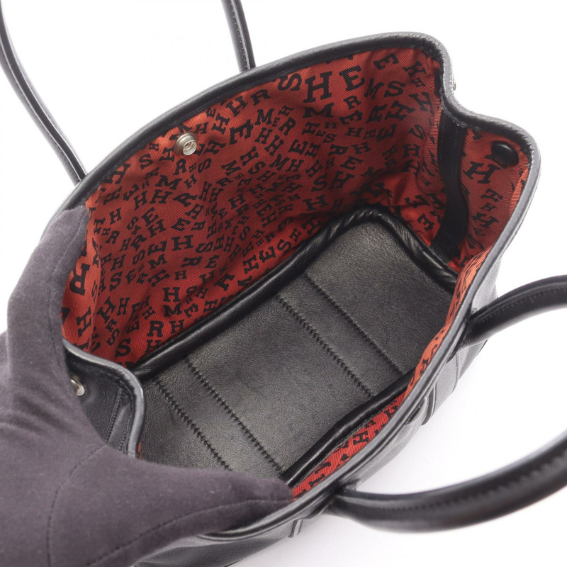 愛馬仕 Garden Twilly TTPM 手提包 I Swift 皮革黑色 SHW 二手女士-2