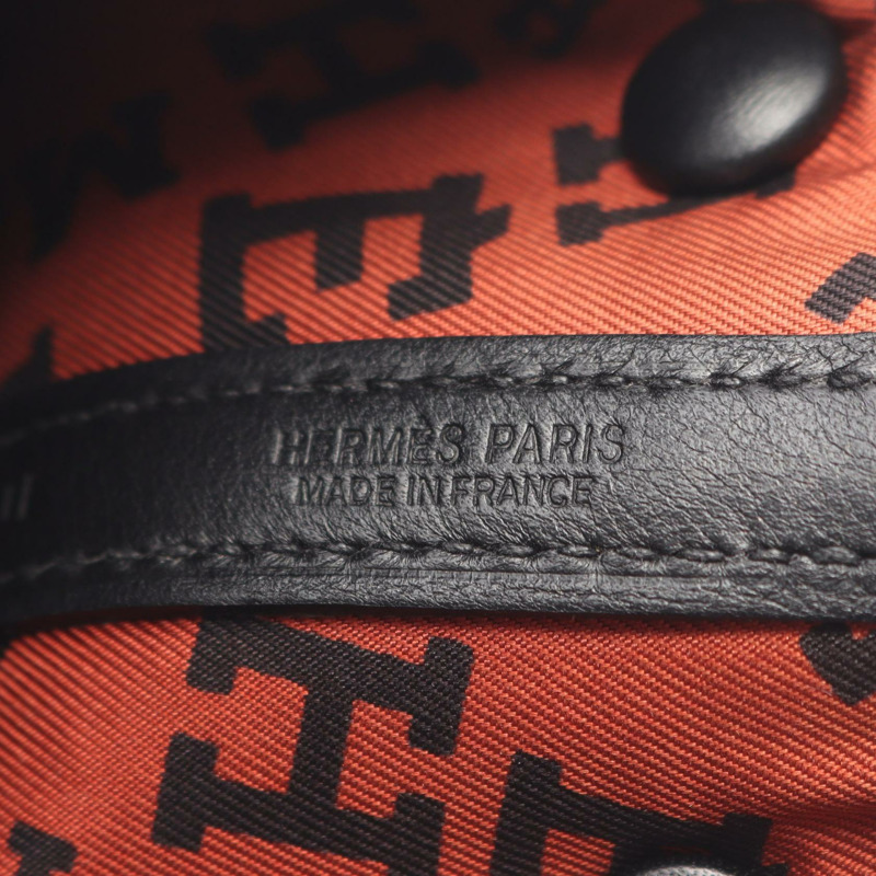 愛馬仕 Garden Twilly TTPM 手提包 I Swift 皮革黑色 SHW 二手女士-3