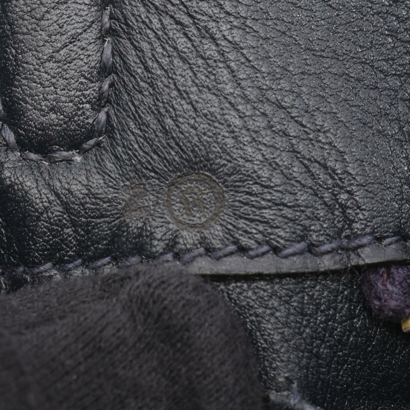 愛馬仕 R Gulliver 肩挎包，藍色靛藍皮革，二手，女士，金色五金-4