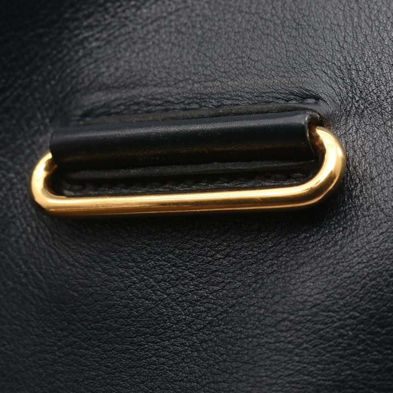 愛馬仕 R Gulliver 肩挎包，藍色靛藍皮革，二手，女士，金色五金-5