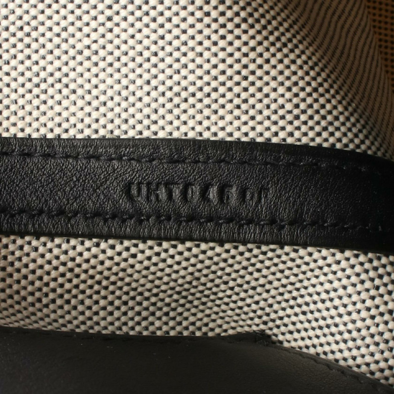 愛馬仕 24-24 35 手提包 U Toile H 帆布 Swift 皮革 灰色 黑色 二手 SHW-4