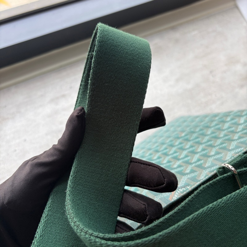 Goyard綠色郵差包-3