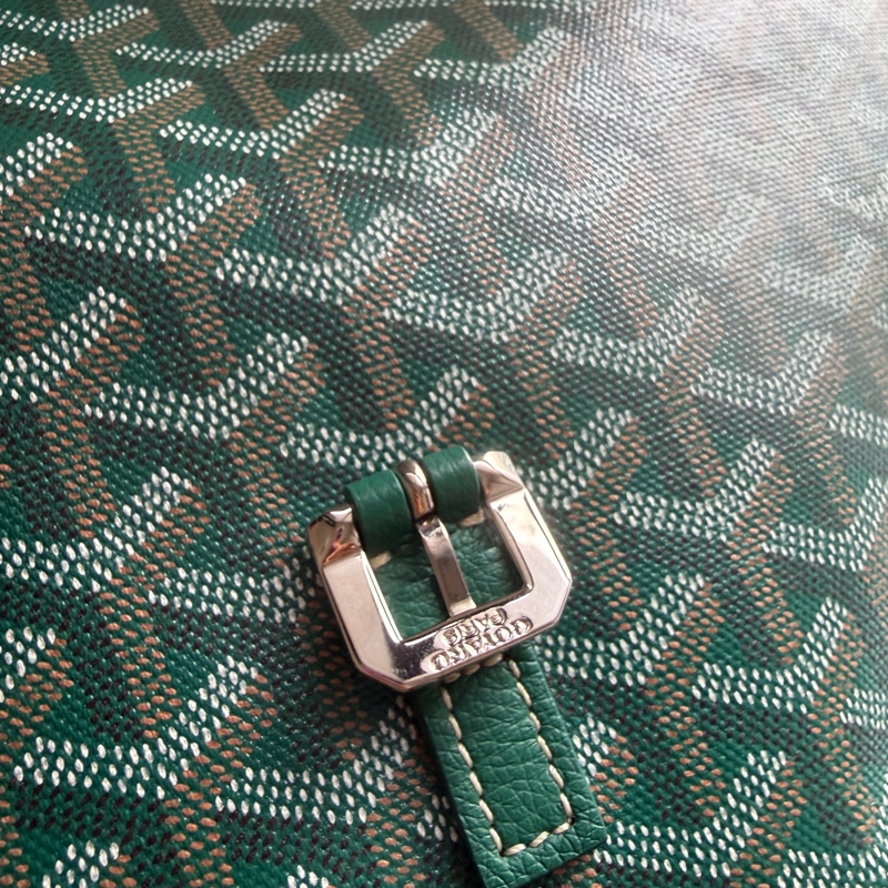 Goyard綠色郵差包-14