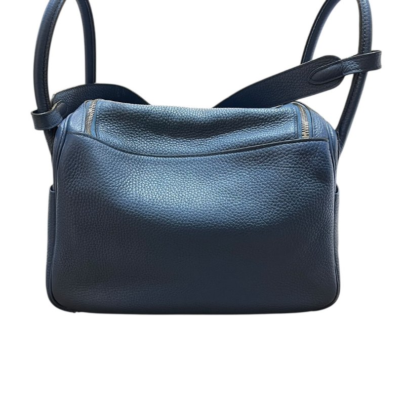 【美收精品】HERMES LINDY 30寶藍色A刻印  4-866-1
