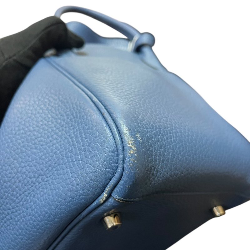 【美收精品】HERMES LINDY 30寶藍色A刻印  4-866-6