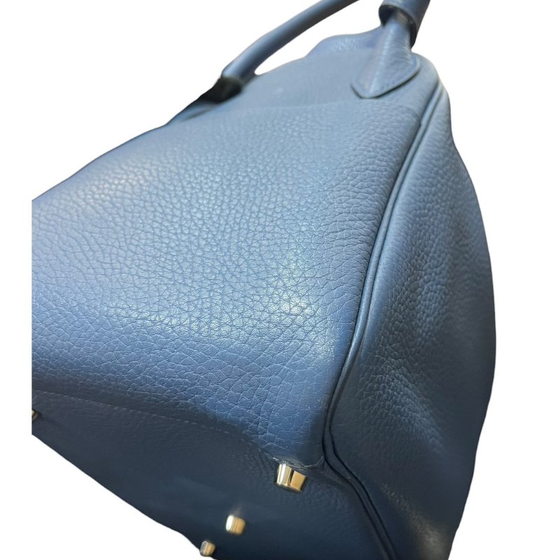 【美收精品】HERMES LINDY 30寶藍色A刻印  4-866-7