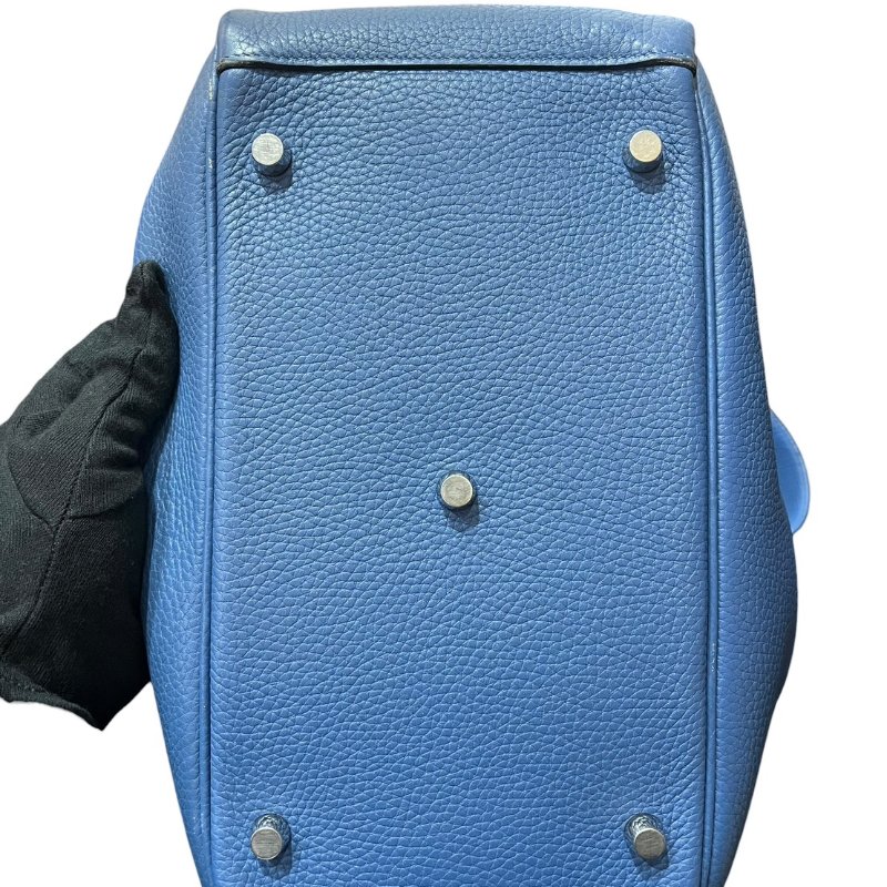 【美收精品】HERMES LINDY 30寶藍色A刻印  4-866-9