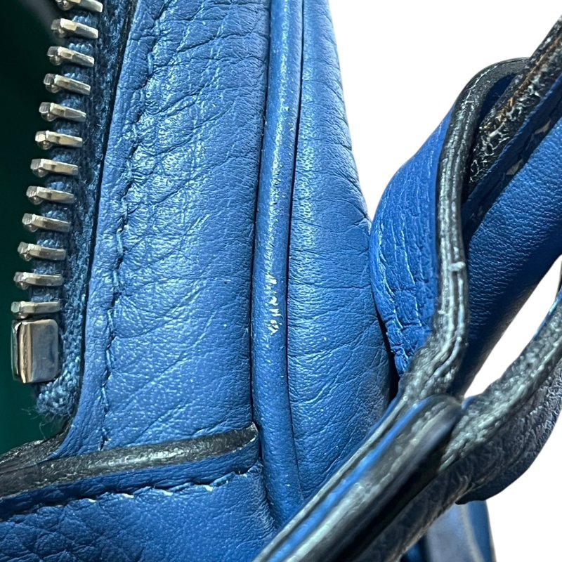 【美收精品】HERMES LINDY 30寶藍色A刻印  4-866-15