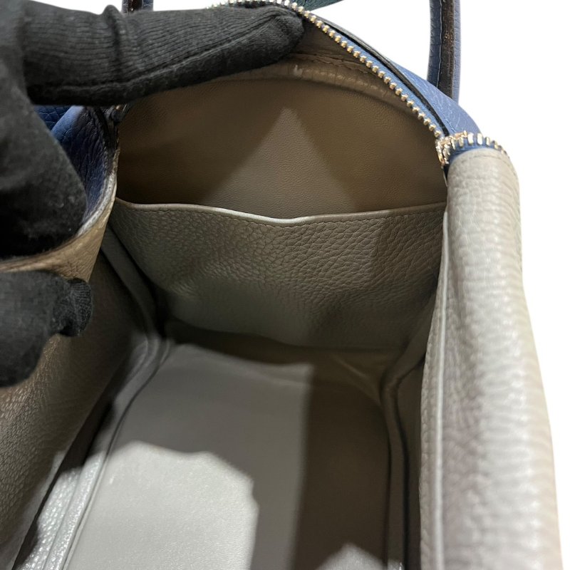 【美收精品】HERMES LINDY 30寶藍色A刻印  4-866-17