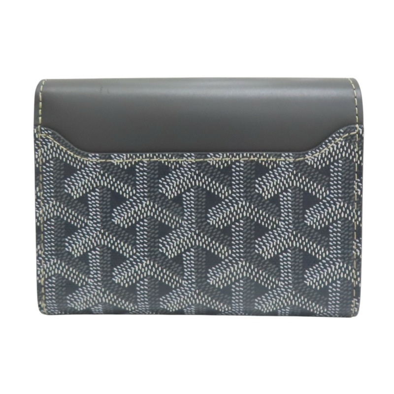 灰色 Goyardine帆布 Saint Gabriel 三折 扣式 短夾【GOYARD 高雅德】-1