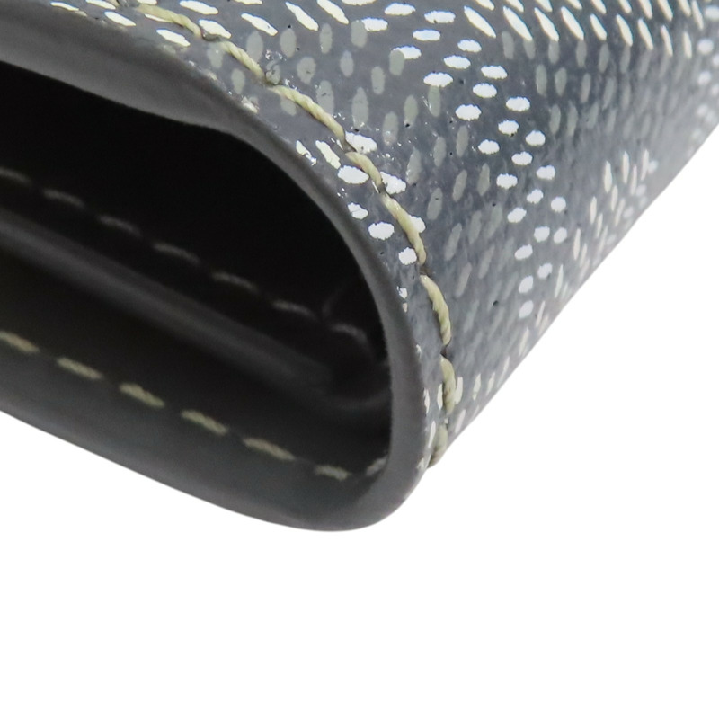 灰色 Goyardine帆布 Saint Gabriel 三折 扣式 短夾【GOYARD 高雅德】-12