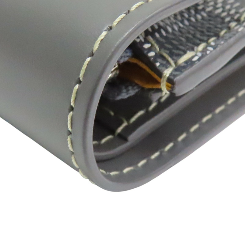 灰色 Goyardine帆布 Saint Gabriel 三折 扣式 短夾【GOYARD 高雅德】-13