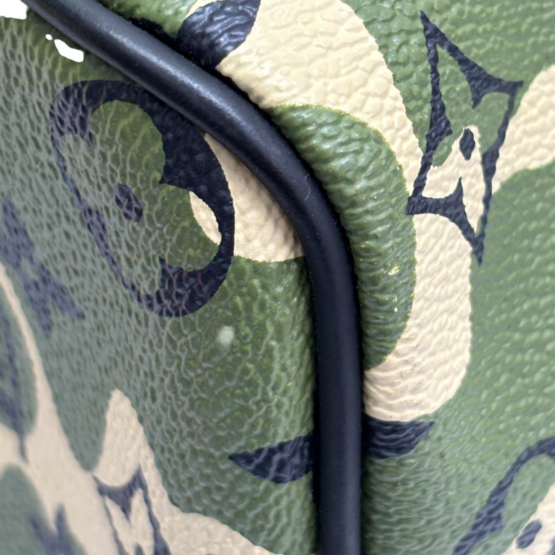 迷彩綠色 村上隆聯名系列 Speedy 35 波士頓包【LOUIS VUITTON LV 路易威登】 M95773-12