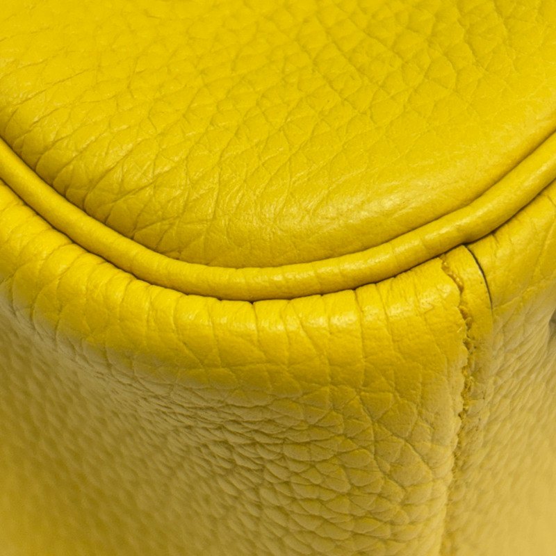 陽光金 Taurillon 牛皮 Mini Lindy 20 肩背包 B刻 銀扣【HERMES 愛馬仕】-14