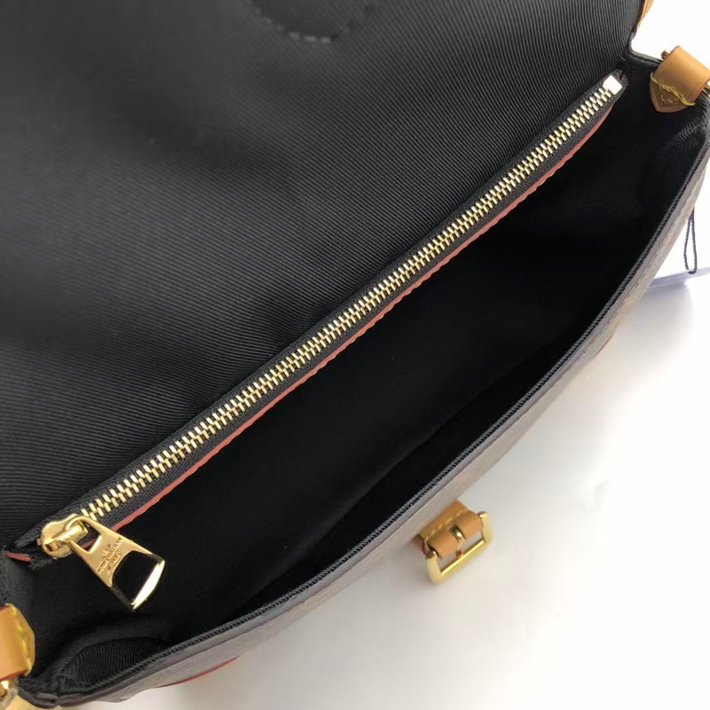 路易威登 99新Lv 法棍老花單肩包芯片款-3