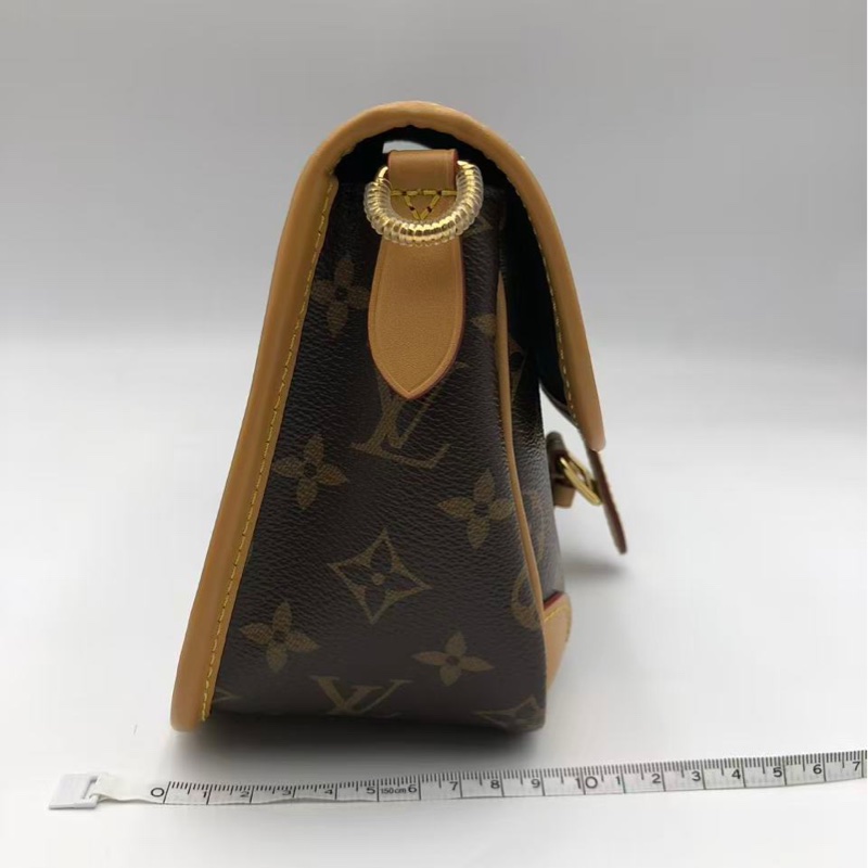 路易威登 99新Lv 法棍老花單肩包芯片款-4