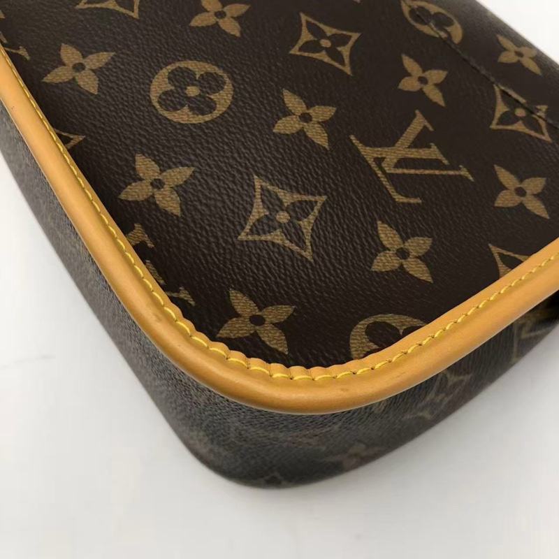 路易威登 99新Lv 法棍老花單肩包芯片款-8