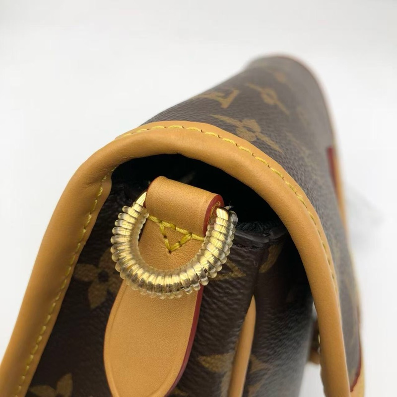 路易威登 99新Lv 法棍老花單肩包芯片款-14