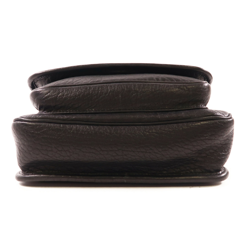 SAINT LAURENT 【激減優惠】羊皮皮革Niki Messenger Bag銀扣肩背袋-3