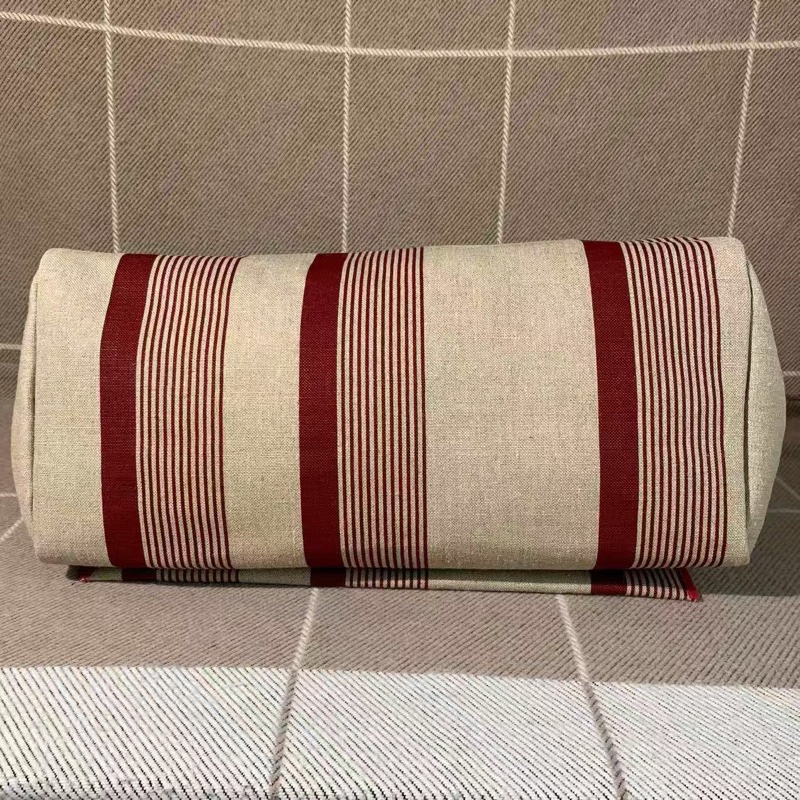 Hermes愛馬仕herbag50限量款紅條紋D刻 手提單肩包 大容量-2