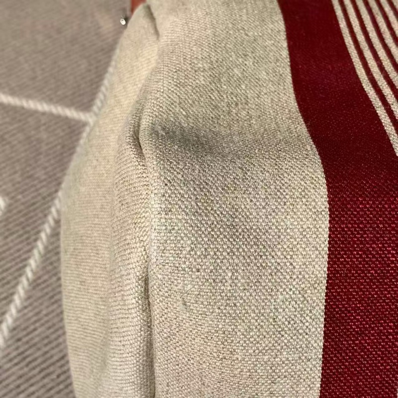 Hermes愛馬仕herbag50限量款紅條紋D刻 手提單肩包 大容量-14