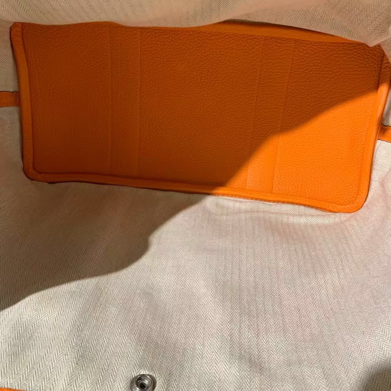 二手Hermes愛馬仕garden party36經典橙色，p刻-4