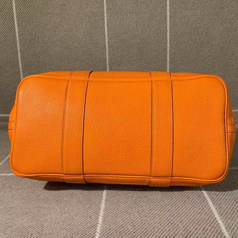 二手Hermes愛馬仕garden party36經典橙色，p刻-6