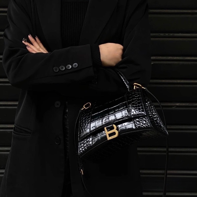 Balenciaga hourglass bag ( Black )-4