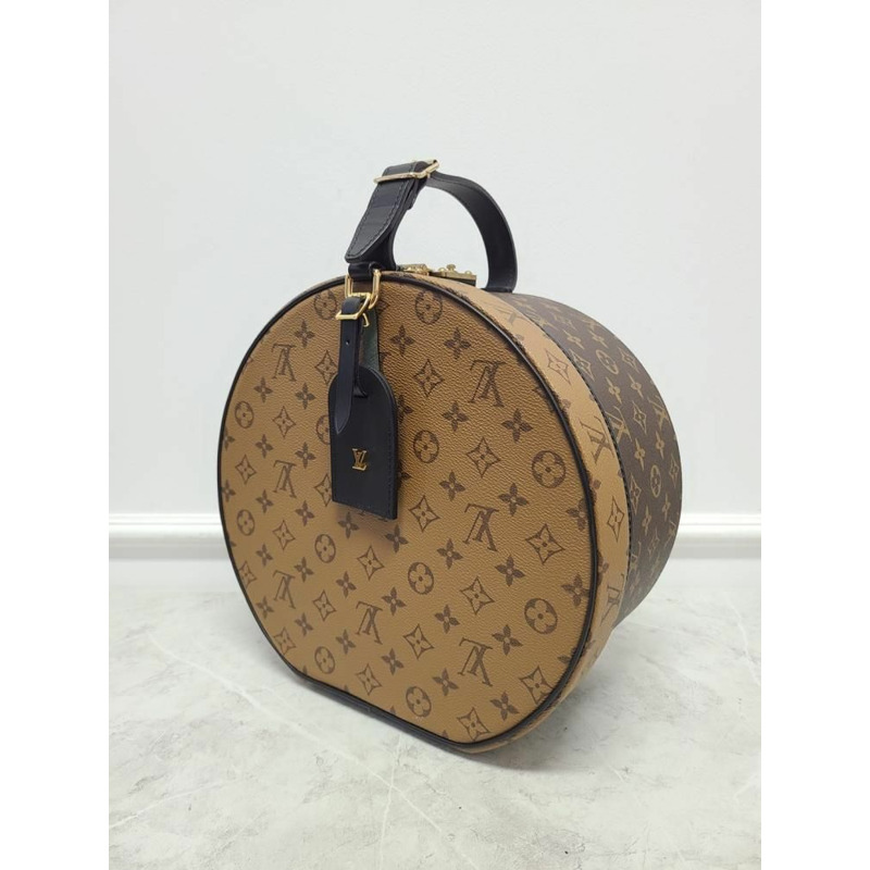 【包稅】LOUIS VUITTON Monogram Reverse Canvas Hatbox 30 手提袋-1