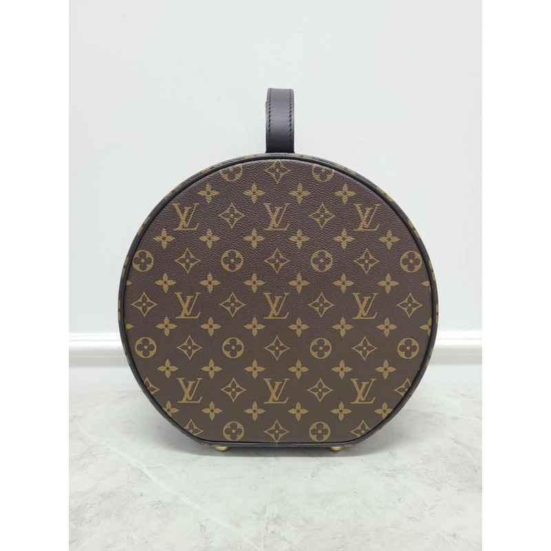 【包稅】LOUIS VUITTON Monogram Reverse Canvas Hatbox 30 手提袋-5