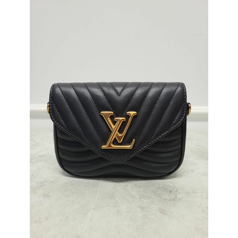 【包稅】LOUIS VUITTON 黑色新浪多功能斜挎包-1