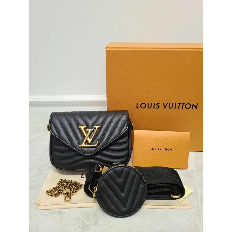 【包稅】LOUIS VUITTON 黑色新浪多功能斜挎包-7