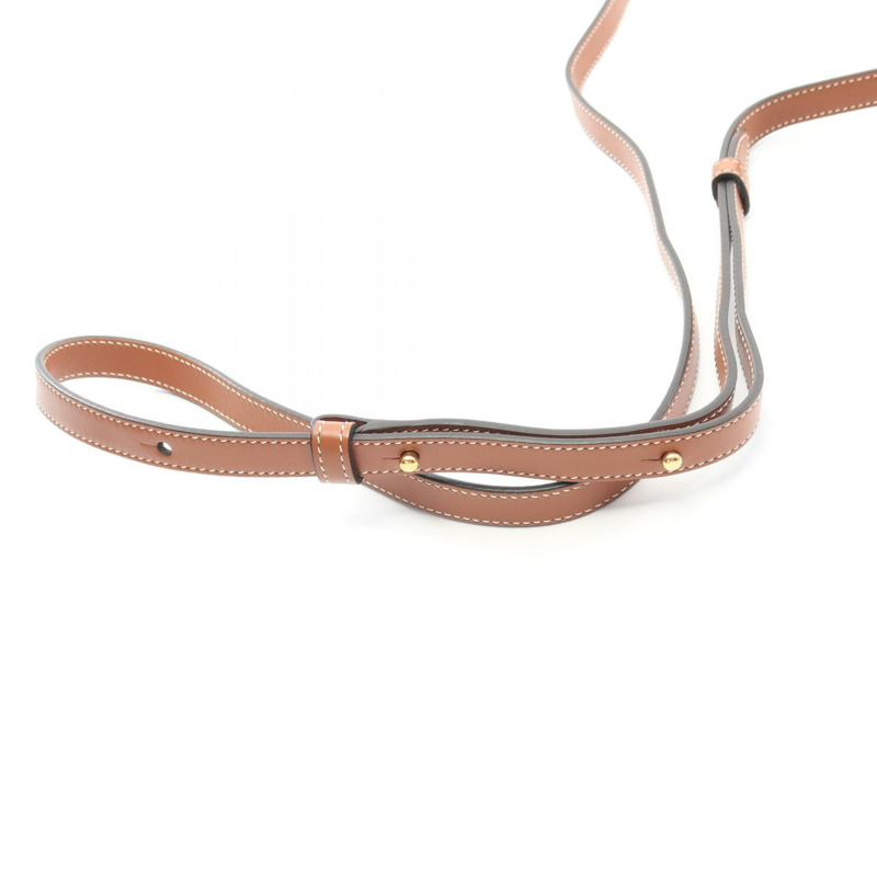 CELINE 斜背橢圓形手提包 Cuir Triomphe 肩背包 10I703 皮革 棕色 二手-5