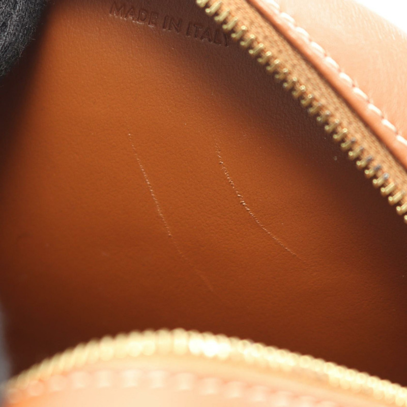 CELINE 斜背橢圓形手提包 Cuir Triomphe 肩背包 10I703 皮革 棕色 二手-6