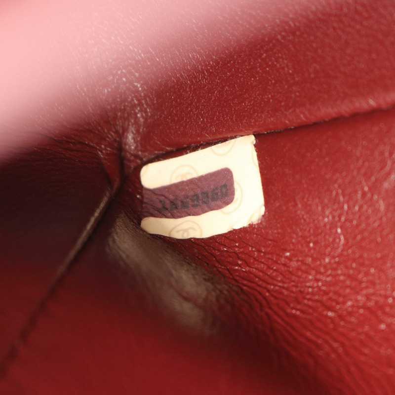 香奈兒 (CHANEL) 絎縫鏈條肩背包/斜背包，羊皮材質，黑色，二手，女士，金色五金-4