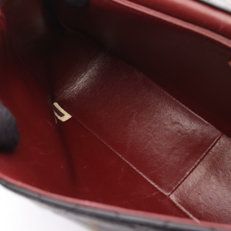 香奈兒 (CHANEL) 絎縫鏈條肩背包/斜背包，羊皮材質，黑色，二手，女士，金色五金-6