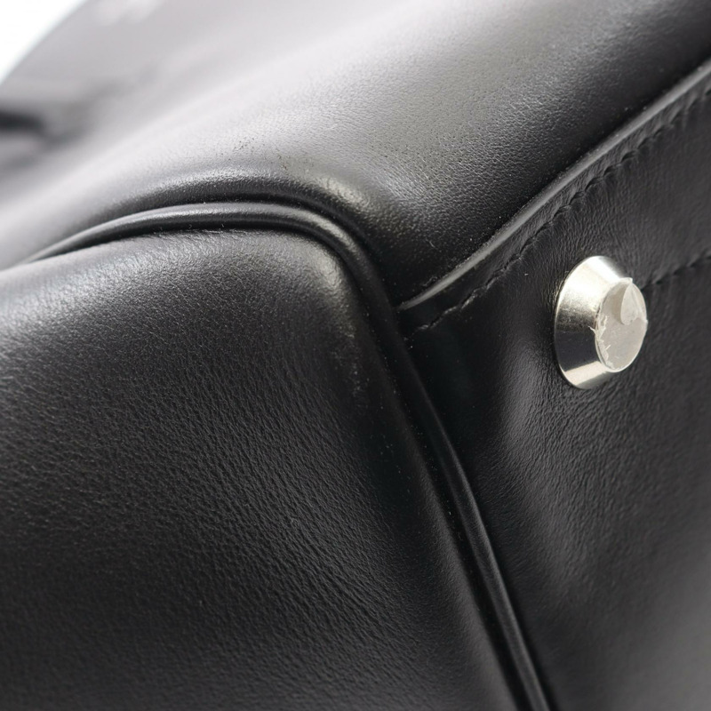 BALENCIAGA Bel Air Luea 手提包 8054812ABAW1000 皮革 黑色 二手 女式-4
