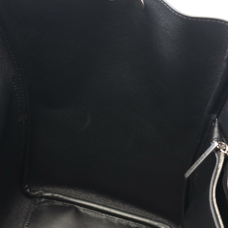BALENCIAGA Bel Air Luea 手提包 8054812ABAW1000 皮革 黑色 二手 女式-5