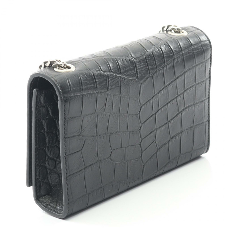 SAINT LAURENT PARIS Kate Monogram 肩背包 354120 黑色皮革 二手 女士-1
