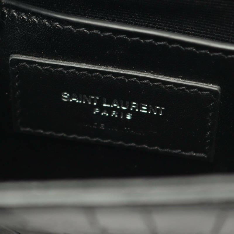 SAINT LAURENT PARIS Kate Monogram 肩背包 354120 黑色皮革 二手 女士-3