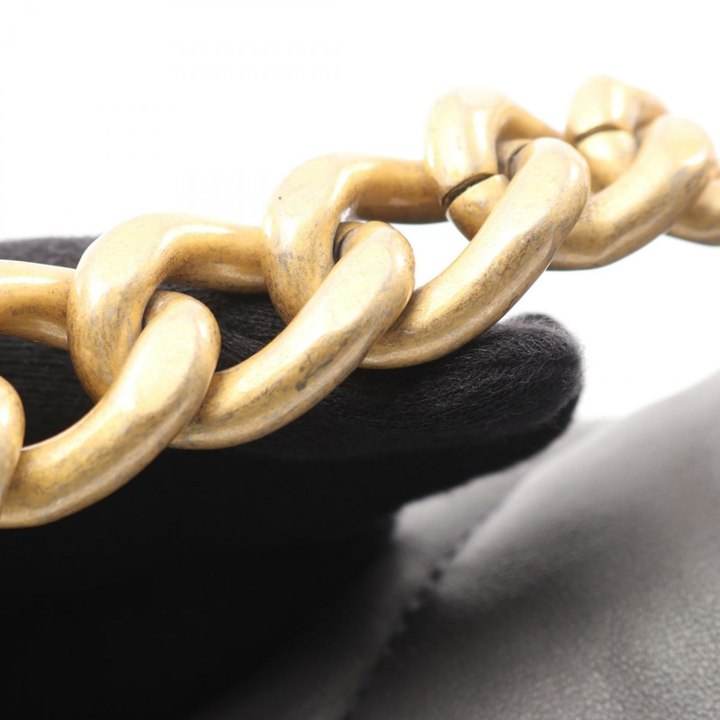 CHANEL 19 dix-neuf 馬特拉斯鏈單肩斜背包 AS1161 小羊皮 灰色-7