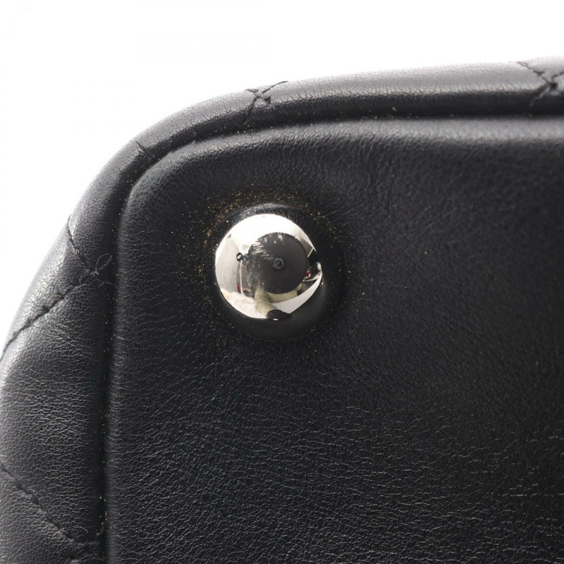 香奈兒 Cambon 系列大手提包，黑色皮革，二手女款，附五金配件-9