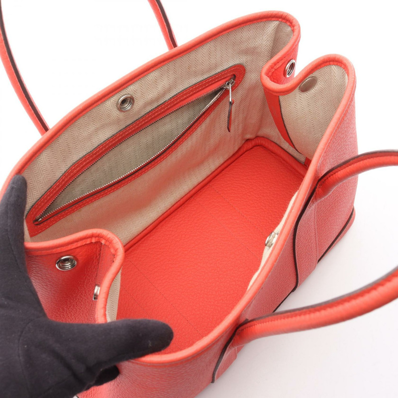 愛馬仕花園派對TPM手提包 Y 051568CK 鄉村皮革 玫瑰德州 SHW-2