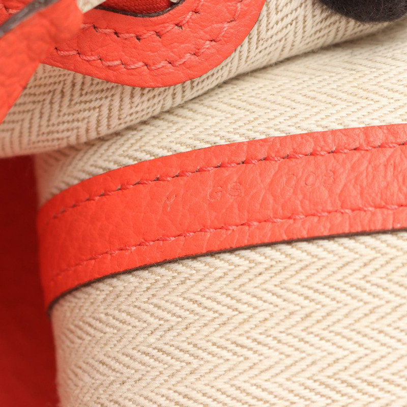 愛馬仕花園派對TPM手提包 Y 051568CK 鄉村皮革 玫瑰德州 SHW-4