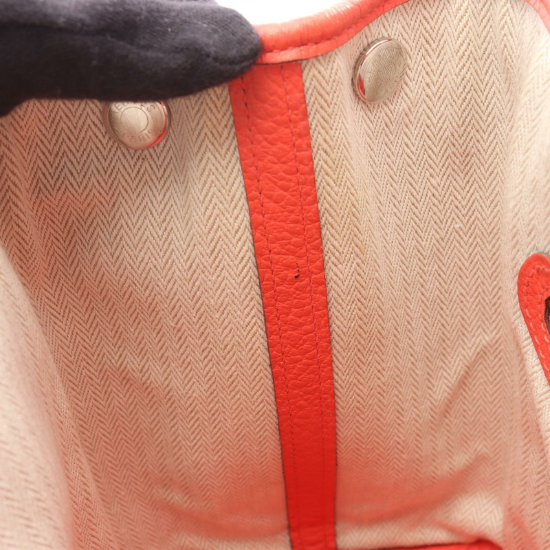 愛馬仕花園派對TPM手提包 Y 051568CK 鄉村皮革 玫瑰德州 SHW-12