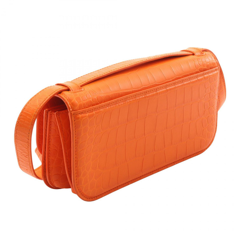 BALENCIAGA GOSSIP 單肩包 67469323ECY7511 皮革 橘色 二手 女士-1